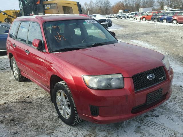 JF1SG66658H702918 - 2008 SUBARU FORESTER S 红色 照片 1