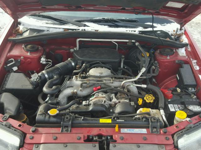 JF1SG66658H702918 - 2008 SUBARU FORESTER S 红色 照片 7