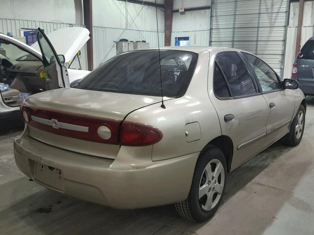 1G1JF52F137202447 - 2003 CHEVROLET CAVALIER L GOLD photo 4