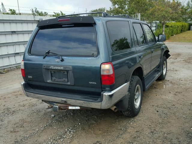 JT3GN86RXW0067335 - 1998 TOYOTA 4RUNNER SR GREEN photo 4