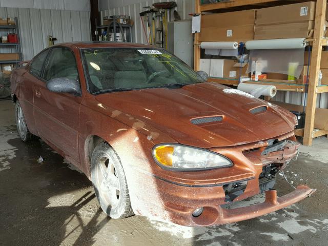 1G2NW12E34C153323 - 2004 PONTIAC GRAND AM G ORANGE photo 1