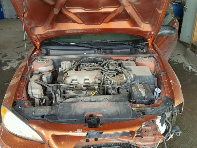 1G2NW12E34C153323 - 2004 PONTIAC GRAND AM G ORANGE photo 7