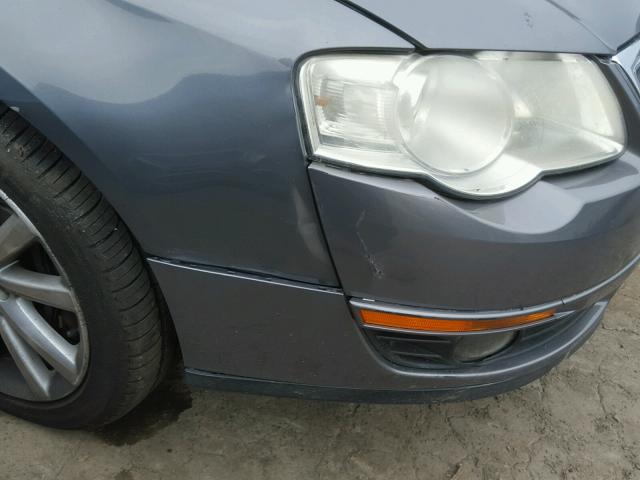 WVWVU73C47E007930 - 2007 VOLKSWAGEN PASSAT 3.6 GRAY photo 9