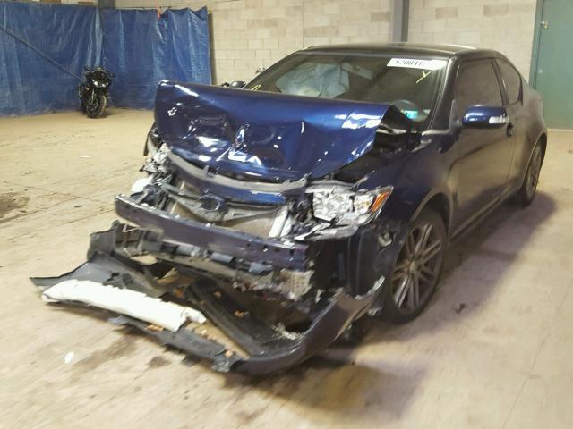 JTKJF5C77B3005019 - 2011 TOYOTA SCION TC ლურჯი ფოტო 2