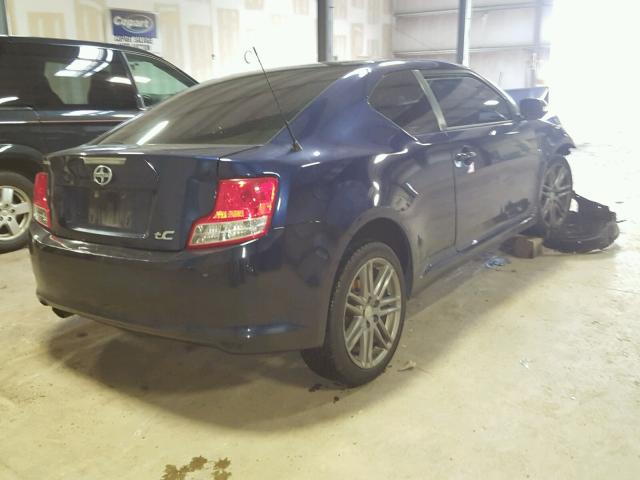 JTKJF5C77B3005019 - 2011 TOYOTA SCION TC ლურჯი ფოტო 4
