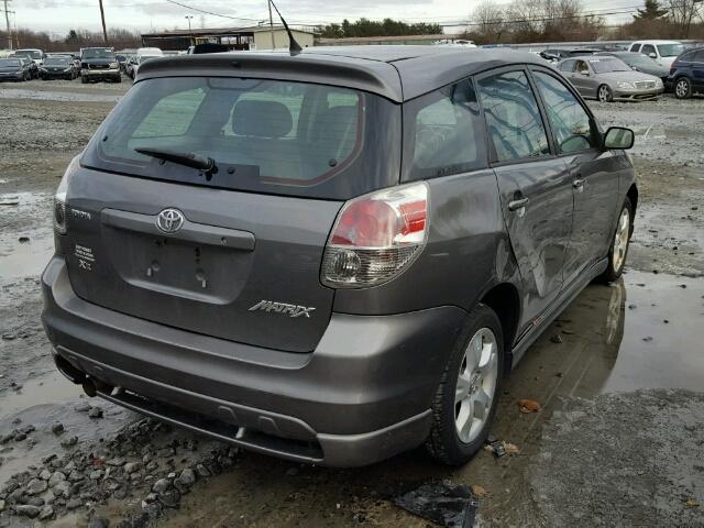 2T1KR32E67C624748 - 2007 TOYOTA COROLLA MA GRAY photo 4