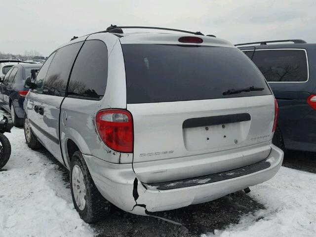 1D4GP25RX5B200377 - 2005 DODGE CARAVAN SE GRAY photo 3