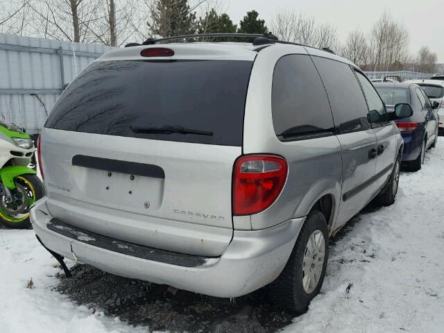 1D4GP25RX5B200377 - 2005 DODGE CARAVAN SE GRAY photo 4