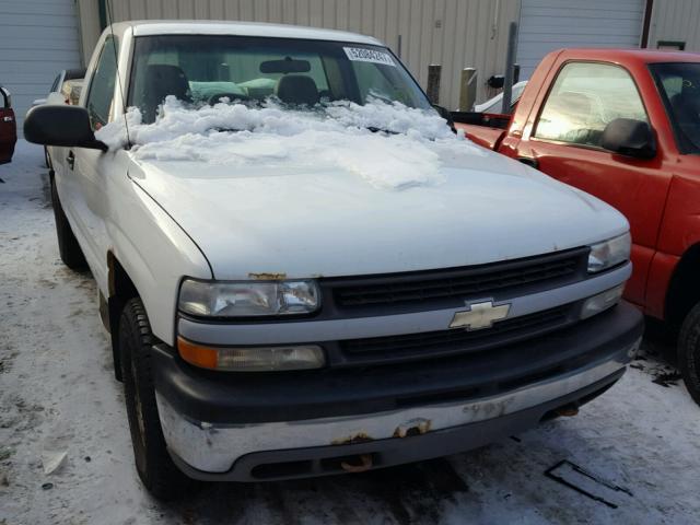 1GCEK14V81E249114 - 2001 CHEVROLET SILVERADO WHITE photo 1