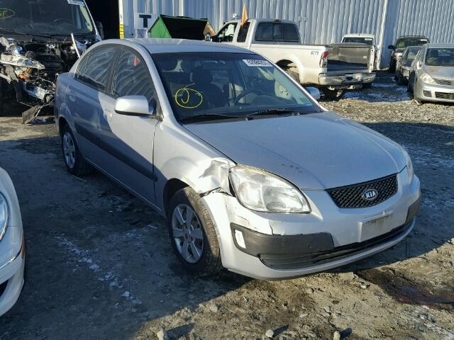 KNADE123376201041 - 2007 KIA RIO BASE SILVER photo 1