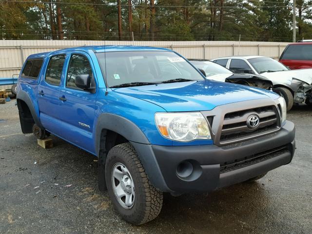 5TELU42N09Z611970 - 2009 TOYOTA TACOMA DOU BLUE photo 1