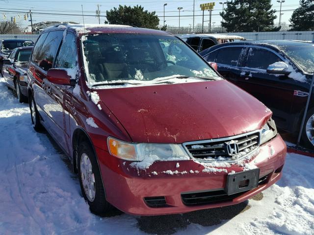 2HKRL18662H541556 - 2002 HONDA ODYSSEY EX RED photo 1