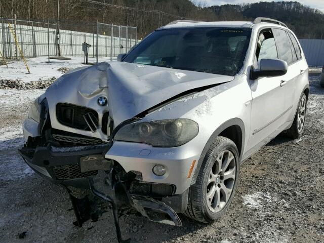 5UXFE83587LZ42239 - 2007 BMW X5 4.8I SILVER photo 2