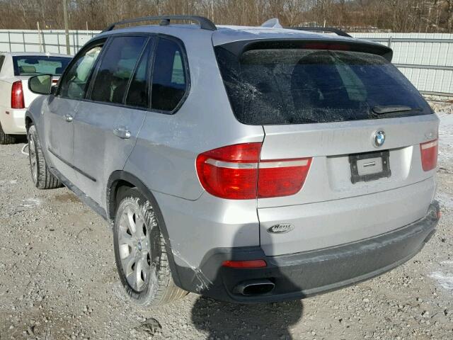 5UXFE83587LZ42239 - 2007 BMW X5 4.8I SILVER photo 3