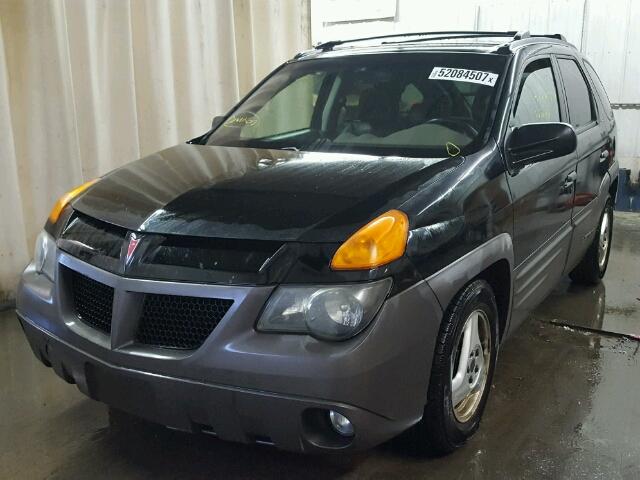 3G7DA03E11S510954 - 2001 PONTIAC AZTEK BLACK photo 2