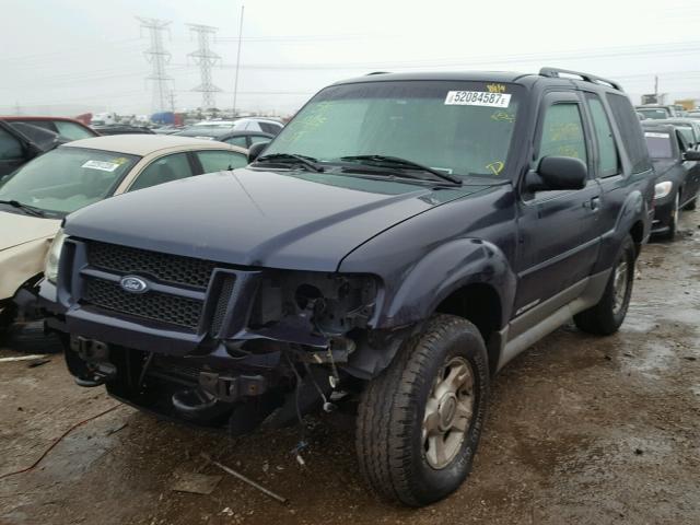 1FMCU70E12UB78206 - 2002 FORD EXPLORER S BLUE photo 2