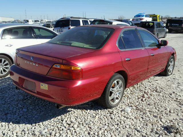 19UUA566XYA041413 - 2000 ACURA 3.2TL RED photo 4