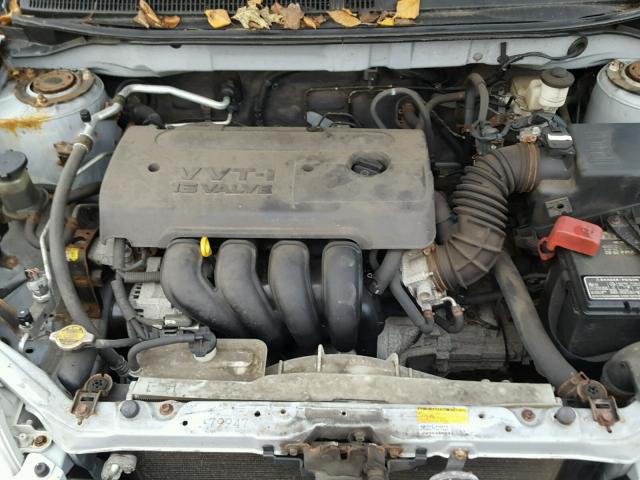 2T1KR32E36C620509 - 2006 TOYOTA COROLLA MA SILVER photo 7