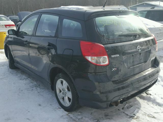 2T1KR32E73C079380 - 2003 TOYOTA MATRIX BLACK photo 3