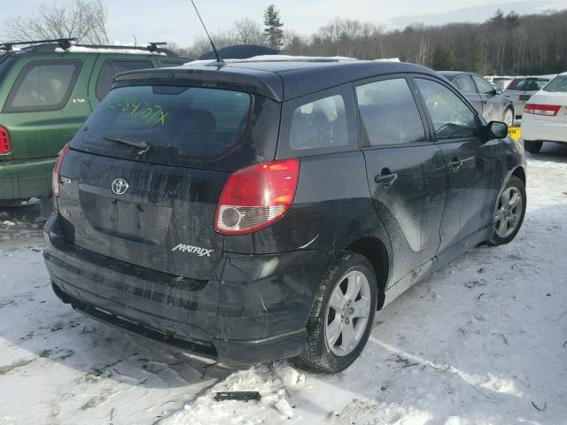 2T1KR32E73C079380 - 2003 TOYOTA MATRIX BLACK photo 4