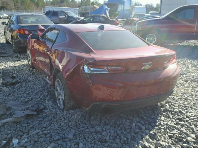 1G1FB1RXXH0135257 - 2017 CHEVROLET CAMARO LT RED photo 3