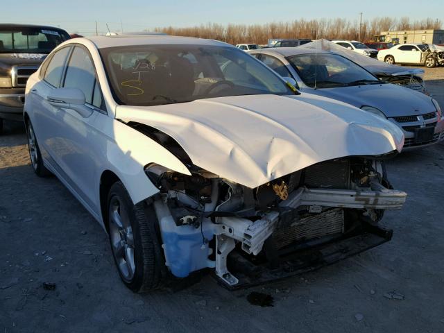 3FA6P0H95FR127494 - 2015 FORD FUSION SE WHITE photo 1