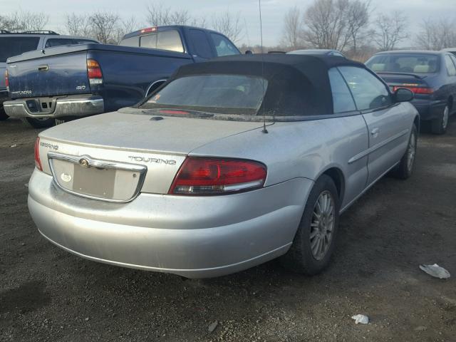 1C3EL55R36N114964 - 2006 CHRYSLER SEBRING TO SILVER photo 4