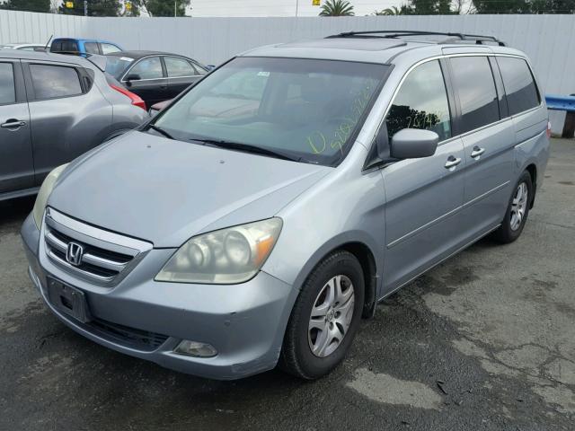 5FNRL38836B051562 - 2006 HONDA ODYSSEY TO GRAY photo 2