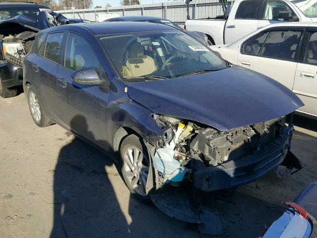 JM1BL1M7XC1589828 - 2012 MAZDA 3 I BLUE photo 1