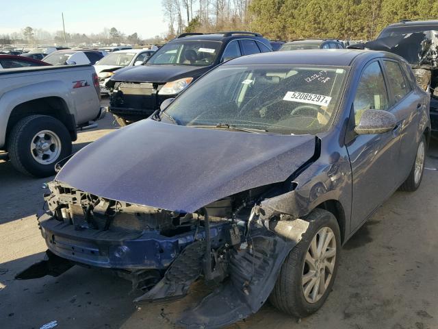 JM1BL1M7XC1589828 - 2012 MAZDA 3 I BLUE photo 2