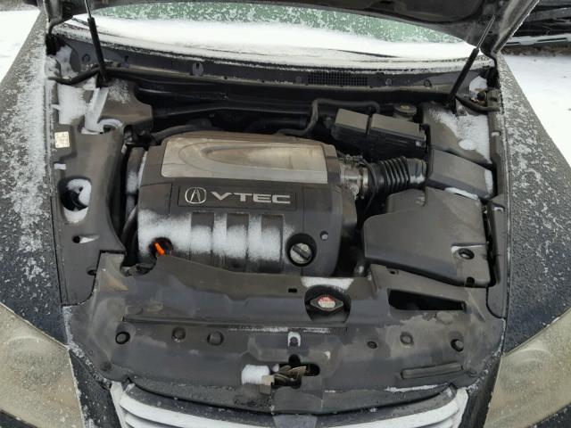 JH4KB16565C013030 - 2005 ACURA RL შავი ფოტო 7