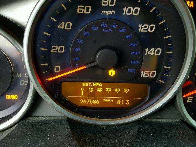 JH4KB16565C013030 - 2005 ACURA RL შავი ფოტო 8