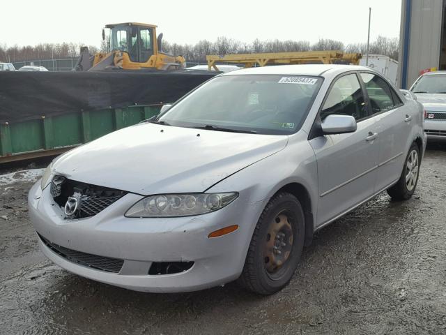 1YVFP80C955M23839 - 2005 MAZDA 6 I SILVER photo 2