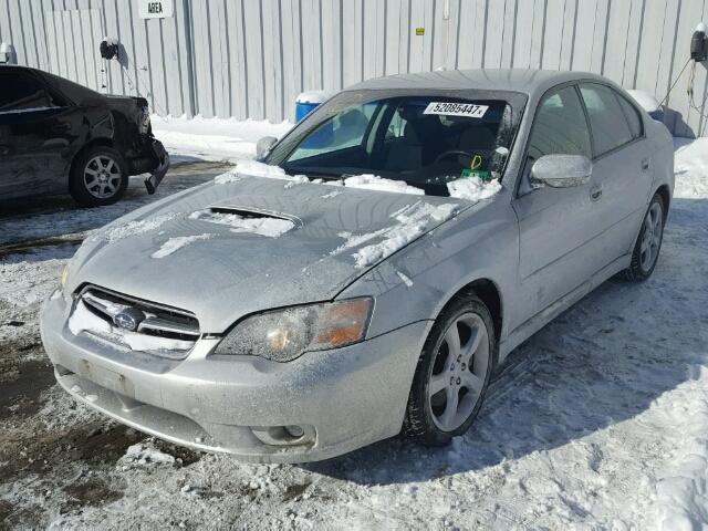 4S3BL686754209814 - 2005 SUBARU LEGACY GT SILVER photo 2