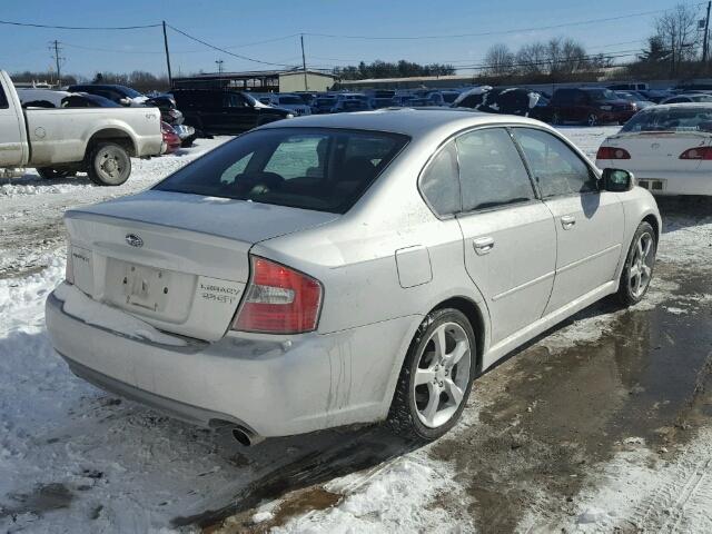 4S3BL686754209814 - 2005 SUBARU LEGACY GT SILVER photo 4