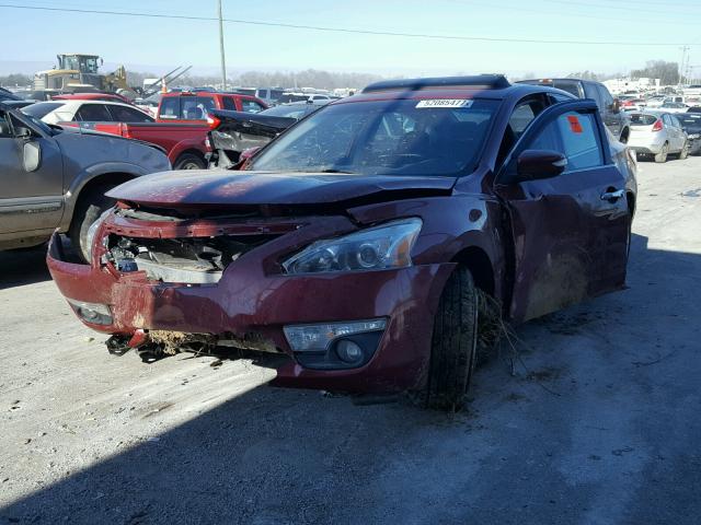 1N4AL3AP1DN552064 - 2013 NISSAN ALTIMA 2.5 MAROON photo 2