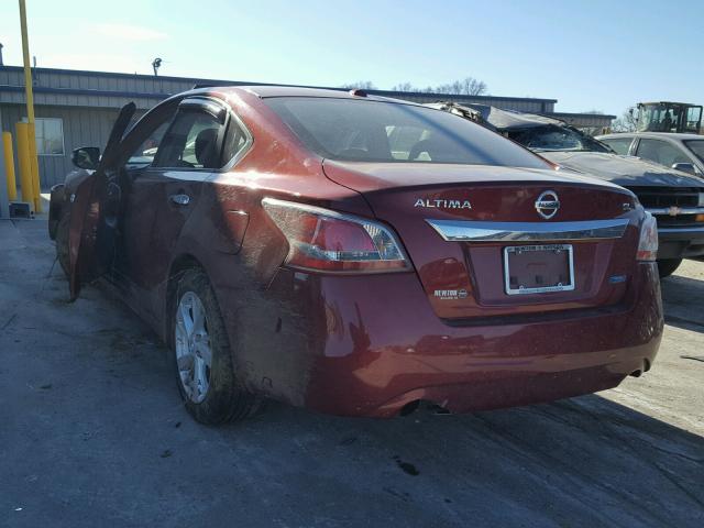 1N4AL3AP1DN552064 - 2013 NISSAN ALTIMA 2.5 MAROON photo 3