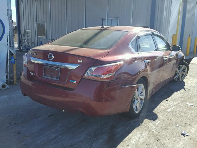 1N4AL3AP1DN552064 - 2013 NISSAN ALTIMA 2.5 MAROON photo 4