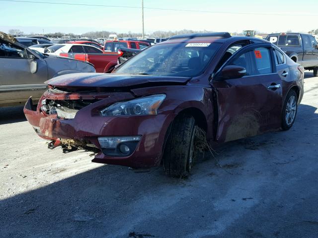 1N4AL3AP1DN552064 - 2013 NISSAN ALTIMA 2.5 MAROON photo 9