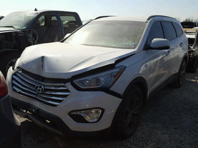 KM8SN4HF2DU018388 - 2013 HYUNDAI SANTA FE G WHITE photo 2