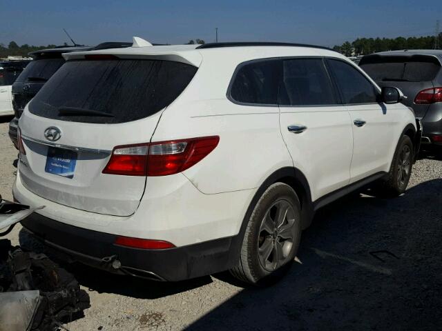 KM8SN4HF2DU018388 - 2013 HYUNDAI SANTA FE G WHITE photo 4