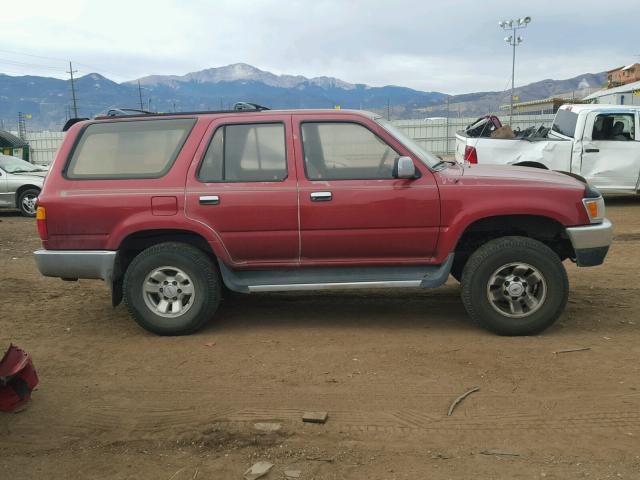 JT3VN39W8S0201569 - 1995 TOYOTA 4RUNNER VN RED photo 9