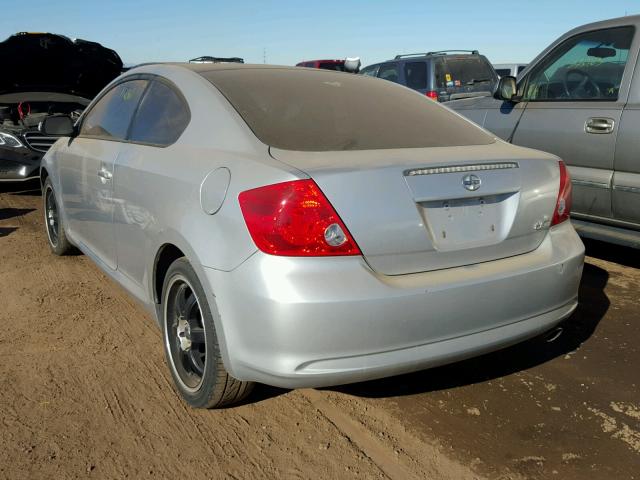 JTKDE177860080726 - 2006 TOYOTA SCION TC SILVER photo 3