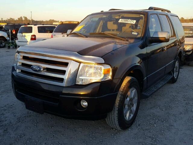 1FMJU1F53AEB65851 - 2010 FORD EXPEDITION BLACK photo 2