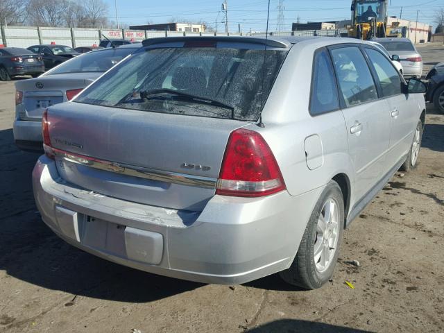 1G1ZT64825F341740 - 2005 CHEVROLET MALIBU MAX 银色 照片 4