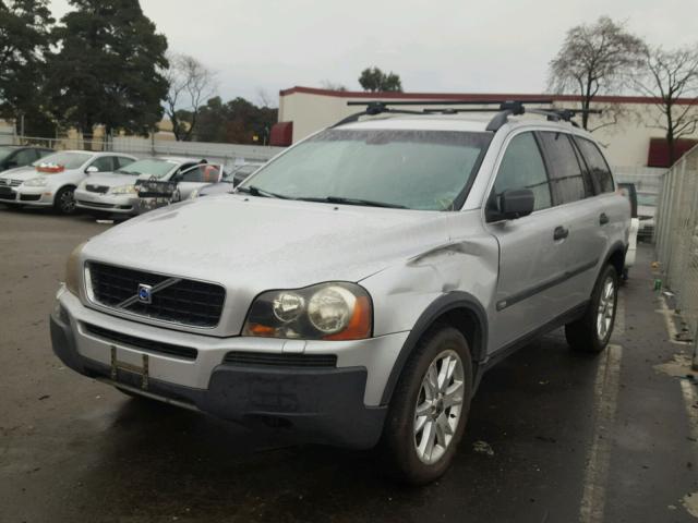 YV1CZ911651164105 - 2005 VOLVO XC90 T6 SILVER photo 2