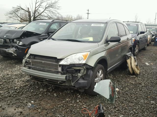 JHLRE38528C052415 - 2008 HONDA CR-V EX GREEN photo 2