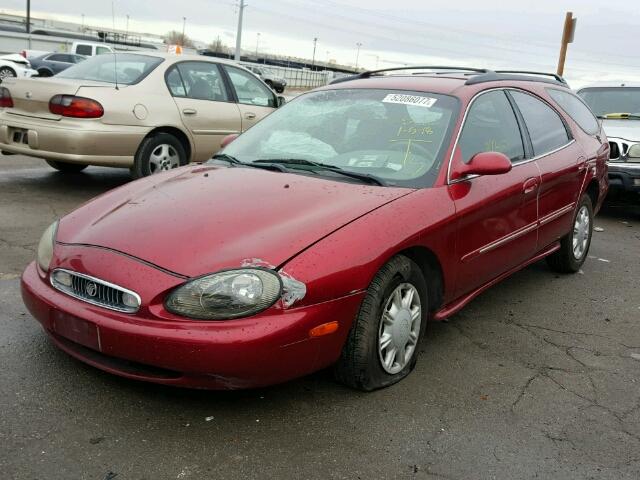 1MEFM55U6WA603141 - 1998 MERCURY SABLE LS RED photo 2