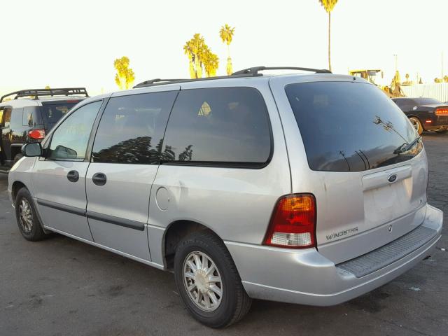 2FMZA51432BB30533 - 2002 FORD WINDSTAR L SILVER photo 3