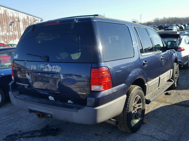 1FMFU16L93LA65160 - 2003 FORD EXPEDITION BLUE photo 4